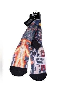 Spencer's Naruto Shippuden Crew Socks